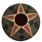 Flat Red and Black Buff Mata Ortiz Pottery