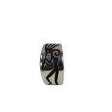 Overlay Kokopelli Ring by Ruben Saufkie