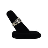 Overlay Kokopelli Ring by Ruben Saufkie