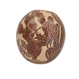 Mata Ortiz Brown and Buff Desert Scene Jar