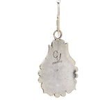 Pottery Design Stamped Earrings