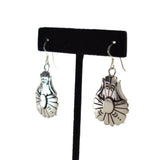 Pottery Design Stamped Earrings