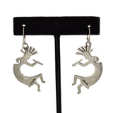 Malachite Flute Player Earrings