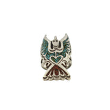 Coral/Turquoise Peyote Bird