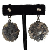 Sterling Silver Repoussé Earrings