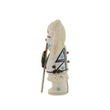 Antler Maiden with Shield Carving