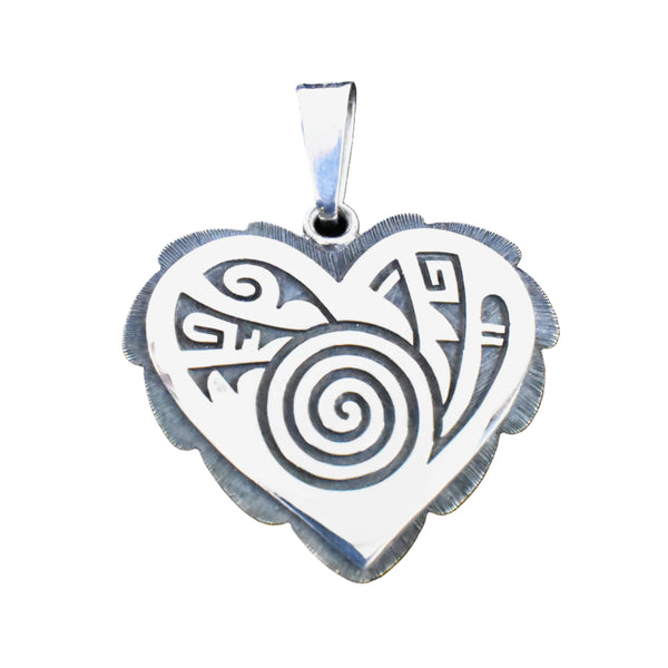 Overlay Heart Pendant