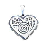 Overlay Heart Pendant