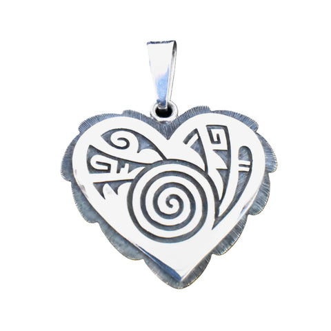 Overlay Heart Pendant