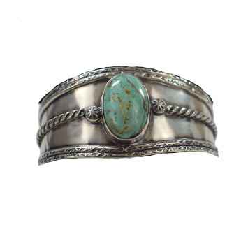 Single Stone Braid Cuff