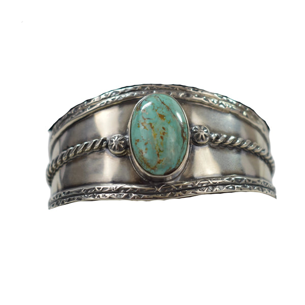 Single Stone Braid Cuff