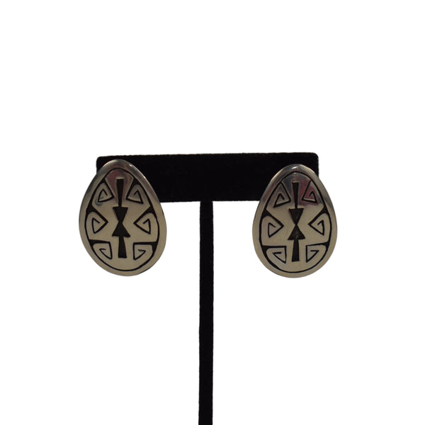 Sterling Silver Overlay Earrings