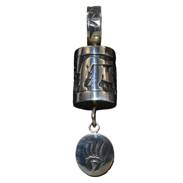 Sterling Overlay Swivel Pendant