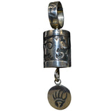 Sterling Overlay Swivel Pendant