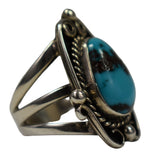 Sterling Silver Bisbee Turquoise Ring