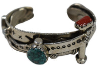 Sterling Silver Abstract Bracelet
