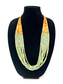 Ten Strand Turquoise & Spiny Traditional Wrap Necklace by Nestoria Coriz