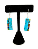 Multi-Stone Mosaic Earrings by Mary Tafoya