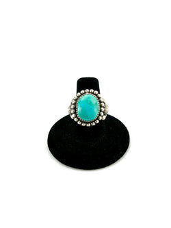 Turquoise Cab Ring by Jeanette Dale