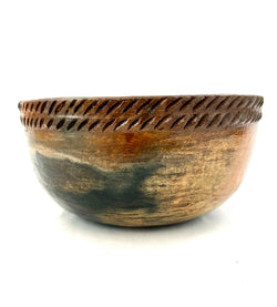 Double Rope Design Bowl by Robert Nez