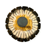 Sun Face Hand Craved Magnet by Darin Masawytewa