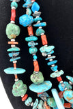 Three Strand Multi-Stone Treasure Necklace by Tony Chino
