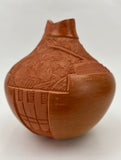 "Corn Maiden" Carved Jar by Nolan Youvella Nampeyo