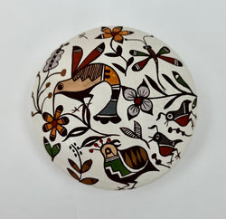 Assorted Birds and Flowers Seed Pot  by Diane Lewis-Garcia