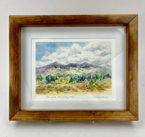 "View from Fort Valley Road" Framed Print by Catherine Sickafoose