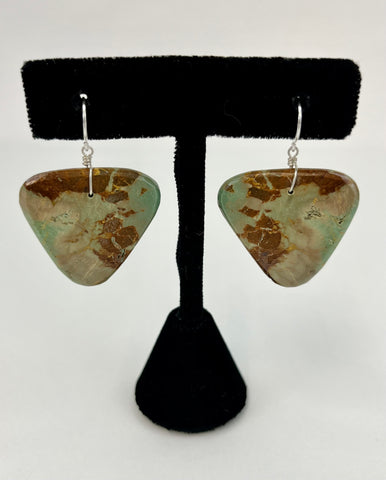 Sterling Silver & Turquoise Slabs by Lester Abeyta