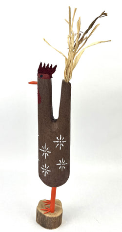 Small Folk Art Chicken by Ray Growler