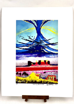 "Evening Skies, Two Yei's" Print by Baje Whitethorne, Sr.