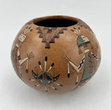 Bowl with Yei's by Nancy Chilly Yazzie