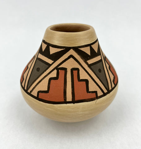 Medium  Pueblo Design Pot by S. T. Fragua