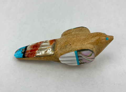 Zuni Stone Bird by Delvin Leekya