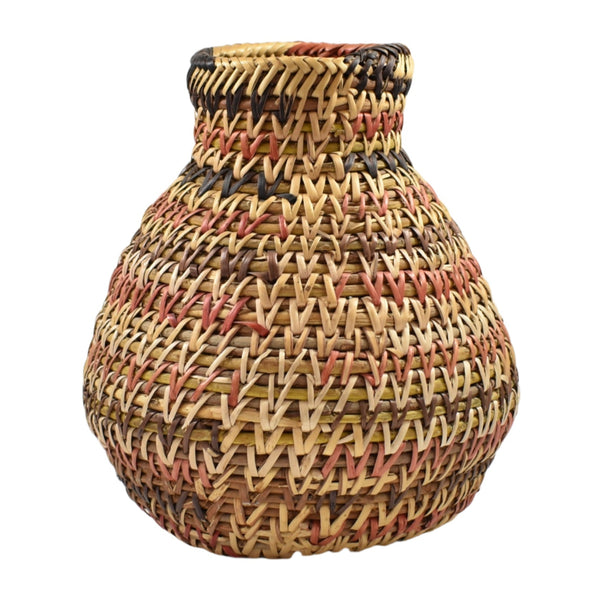 JM2807 BASKET: Large Jar, C 1980's, Lily Phillips
