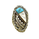 Mother of Pearl/Turquoise-Effie Calavaza