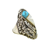 Mother of Pearl/Turquoise-Effie Calavaza