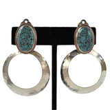 SEN799 ER: Lg. Gypsy Hoop Asstd. Stones, R. Sena