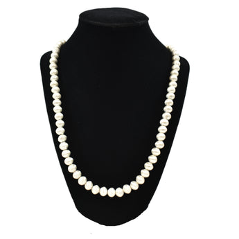 SEN807 NECK: SS Satin Finish Beads, Ralph Sena