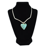 SEN832 PEND: SS Turquoise Heart, Ralph Sena