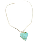 SEN832 PEND: SS Turquoise Heart, Ralph Sena