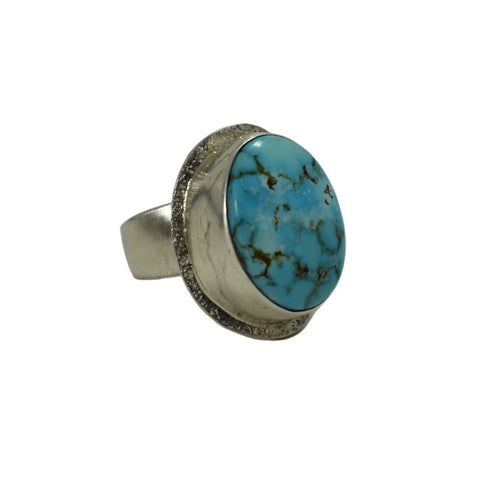 SEN879 RING: SS/Egyptian Turq., Ralph Sena