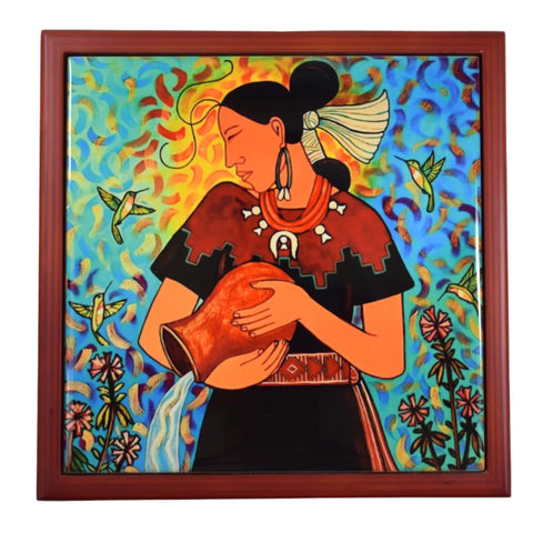 SMALL TILE BOX: Beverly Blacksheep, Dine`