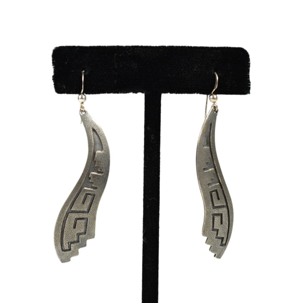 Satin Cast Dangle Earring