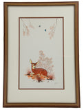 Pair of Deer Paintings by Beatien Yazz