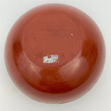 Red Polychrome Bowl by Rosita Cata