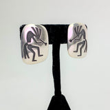 "Flute Player" Clip Earrings by Anderson Koinva