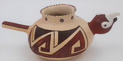 Zuni Parrot Pottery by Bobby Silas