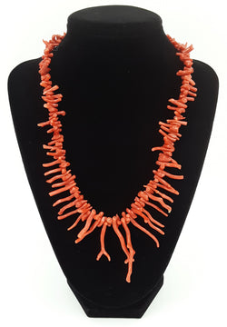Cut Branch Coral Necklace